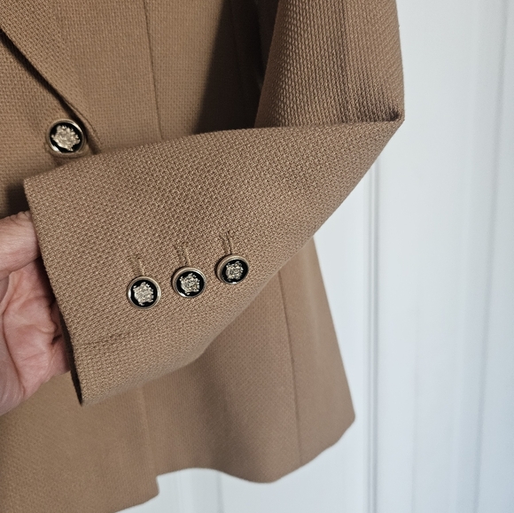 ZARA NWOT Double breasted pique blazer- Medium - Picture 6 of 7